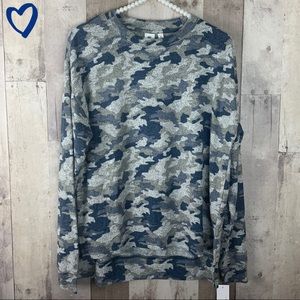 NWT BP long sleeve Camo sweater size XS